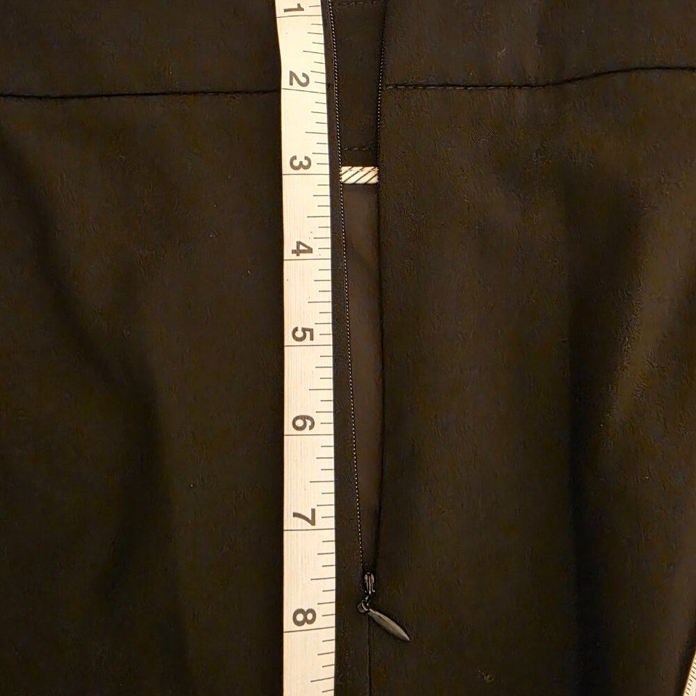NWT Calvin Klein Black Pencil Skirt Size 12 Office Career S2ST1705 - Picture 7 of 8